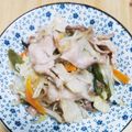 ☆ぽちのおやつ☆'s cooksnap of when they made 鶏ガラでモリモリ野菜炒め.