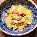 milestone★'s cooksnap of when they made ウインナーとキャベツと卵のオイマヨ炒め.