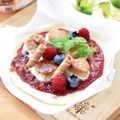 runa10's cooksnap of when they made トースターで簡単ピザデザート系.
