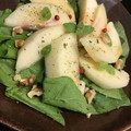 葉月優希's cooksnap of when they made 白バルサミコと桃とほうれん草のサラダ.