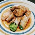 sumomokaka's cooksnap of when they made ＊ピーマンの豚バラ肉巻き＊.