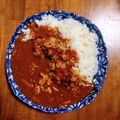 クックB284F5☆'s cooksnap of when they made レンジdeお手軽鯖缶トマトカレー.