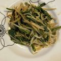 レベッカ8's cooksnap of when they made 空芯菜ともやしのオイスターソース炒め.