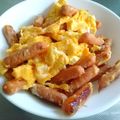 ひんべえ's cooksnap of when they made ポークビッツの卵炒め.