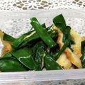 あきつま（杏花☆）'s cooksnap of when they made 青ネギ&竹輪no炒めもの.