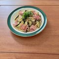 Etsu☆ko's cooksnap of when they made 茄子とベーコンの和風ペペロンチーノ.