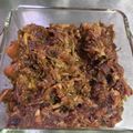 クロフネ2013's cooksnap of when they made 脂をおさえたふんわりプルドポーク.