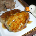 ちばと's cooksnap of when they made 筍とさやえんどうのハンバーグ.