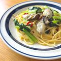 ayayahoney's cooksnap of when they made 牡蠣と小松菜のオイルソースのパスタ.