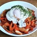 チョイコ's cooksnap of when they made ひと手間加えた絶品アレンジキムチ焼きそば.