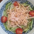 chef RIE's cooksnap of when they made 水菜と豚しゃぶのごまだれ豆乳そうめん.
