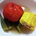 ひろ☆はる❇︎ママ's cooksnap of when they made 食欲不振に汁ごと食べる冷たいトマトおでん.