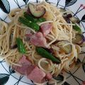 ひっこ's cooksnap of when they made なすとピーマンとベーコンの簡単パスタ☆.