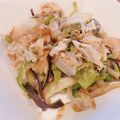みっくママ's cooksnap of when they made ナス胡瓜ピーマン麺つゆマヨ炒め鰹節のせ.