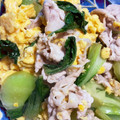 ちゃぎー's cooksnap of when they made 豚肉と青梗菜☆卵の中華炒め☆.
