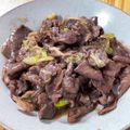 みぃみっぴ's cooksnap of when they made 鹿肉!　甘辛一口ステーキ.
