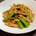 ☆あいちゃん's cooksnap of when they made スナップえんどうとイカのオイスター炒め.