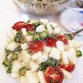 クックE662AA☆'s cooksnap of when they made スピード副菜！長芋オクラトマトの和え物.