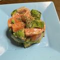 chaーki's cooksnap of when they made サーモンとアボカドのタルタル風.