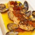 D☆angles's cooksnap of when they made 簡単！鮭とあさりのアクアパッツア風.
