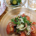3匹のかえる's cooksnap of when they made とろとろなすとトマトの香味サラダ.