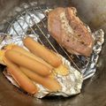 papikun's cooksnap of when they made 簡単にできる鶏ササミの燻製.