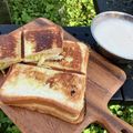 papikun's cooksnap of when they made ツナと卵・キャベツのホットサンド.