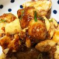 リスリス☆'s cooksnap of when they made 鶏肉と豆腐の甘辛炒め.