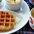 花時計咲いた's cooksnap of when they made お家カフェ❁盛り付け案･ワッフル.