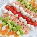 ゆづキッチン's cooksnap of when they made エビとモッツアレラのヘルシーコブサラダ.