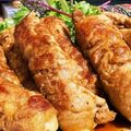 ふうたんぽ's cooksnap of when they made 竹輪チーズの肉巻き照り焼き.