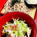 serafin's cooksnap of when they made 豚しゃぶ葱蕎麦.