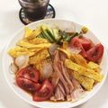 クックP8KGHH☆'s cooksnap of when they made 焼きそば麺で〜お一人様冷やし中華♪.