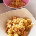 rumkong's cooksnap of when they made 冷凍ごはんでハムと卵のチャーハン.