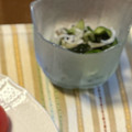 yesmama's cooksnap of when they made 胡瓜としらすと若布の酢の物.