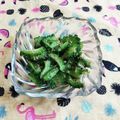 ﾁｲﾁｬﾝﾏﾏ's cooksnap of when they made ゴーヤの胡麻和え.
