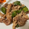 entranceri's cooksnap of when they made 油揚げ入り！豚こまピーマンの甘辛炒め.