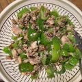 なまこたらこ's cooksnap of when they made サバ水煮缶de無限ピーマン.