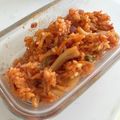 ゆかりりりー's cooksnap of when they made 韓国人直伝！キムチポックンパ☆.