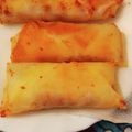 ♡うさぎ♡♡'s cooksnap of when they made 豚キムチ〜ず春巻き.