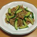 55才のおじさん's cooksnap of when they made 豚肉ときゅうりのさっぱりオイスター炒め.