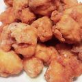 む's cooksnap of when they made 上新粉でサクッジュワッな唐揚げ.