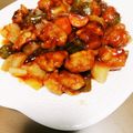 クックNT2AA3☆'s cooksnap of when they made 揚げずに豚こま酢豚♡♡.