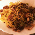 ☆ichika＊☆'s cooksnap of when they made 豚ひき肉を使った簡単アレンジ焼きそば♡.