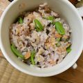 クック49L4Ho☆'s cooksnap of when they made 鮭フレークと枝豆の混ぜご飯.