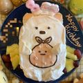 Pihonnn's cooksnap of when they made すみっコぐらし　しろくまケーキ.