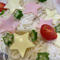ズッキーーニ's cooksnap of when they made 夏休みランチに七夕に＊ワクワクそうめん.