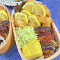 〜みみ〜's cooksnap of when they made 鶏むね肉のはちみつレモンソース★お弁当.