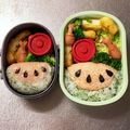 Chaaa_room's cooksnap of when they made デコふりで簡単夏のスイカ キャラ弁.