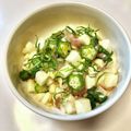 azbjbn's cooksnap of when they made オクラと長芋のわさびポン酢和え.